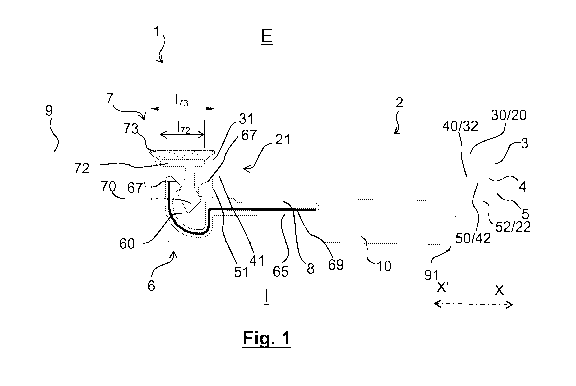 A single figure which represents the drawing illustrating the invention.